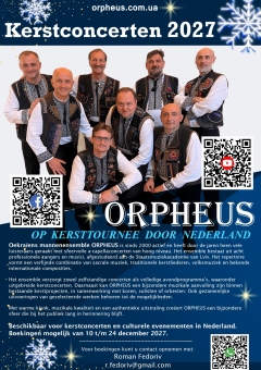 Voices of Christmas from Ukraine - Uniek kerstconcert 2027 met ORPHEUS