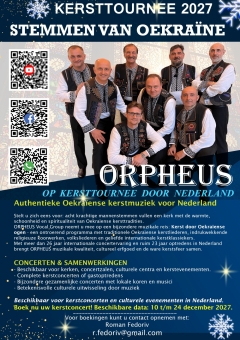 Voices of Christmas from Ukraine - Uniek kerstconcert 2027 met ORPHEUS