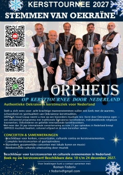 Voices of Christmas from Ukraine - Uniek kerstconcert 2027 met ORPHEUS