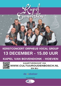 Kerstconcert - 13 December 2026 - 15.00 Hoeven, NL